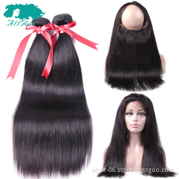 22*4*2 brazilian human hair silk base 360 lace frontal